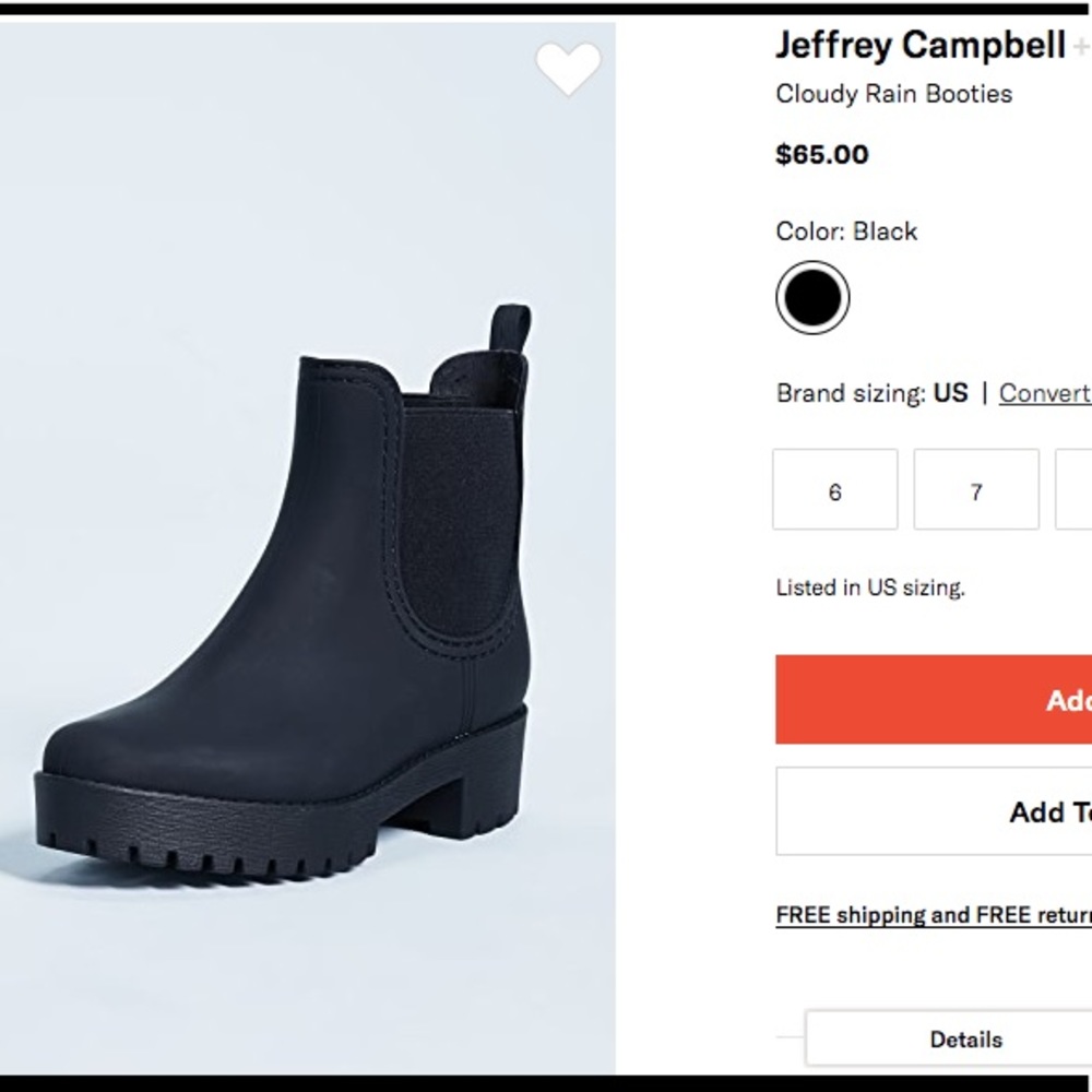 COPY - Jeffrey Campbell Cloudy Rainbooties